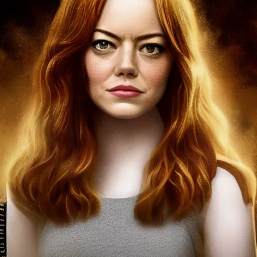 Image similar to emma stone as hermione granger