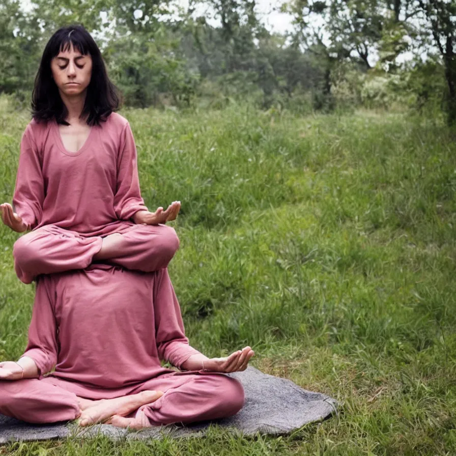 Image similar to not meditating is a crazy idea