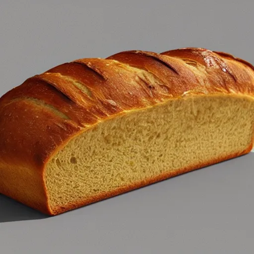 Image similar to bread as a real person, photorealistic, cinematic