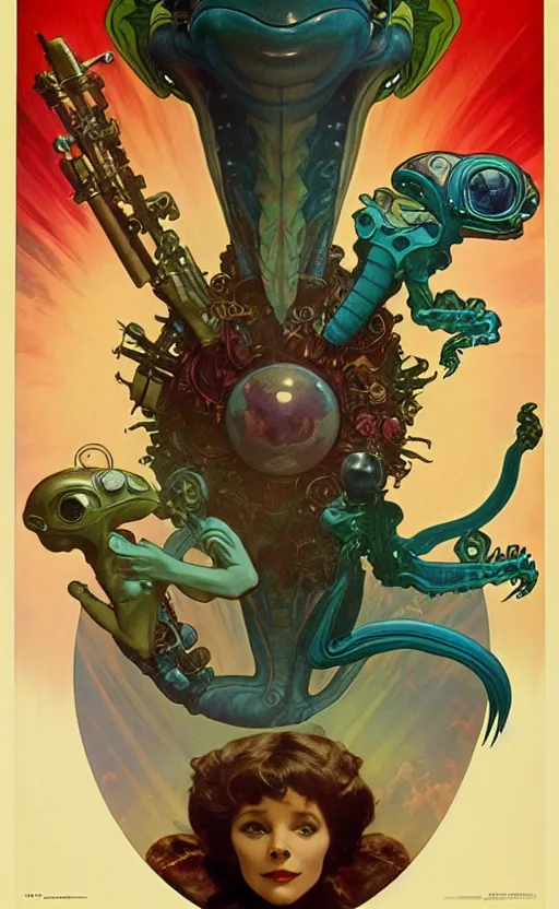 Image similar to exquisite imaginative alien creature poster art, movie art, by lucusfilm, weta studio, alphonso mucha, james jean, frank frazetta, 8 k, denoised