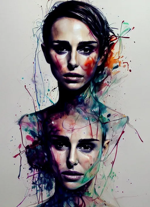 Image similar to nathalie portman by agnes cecile