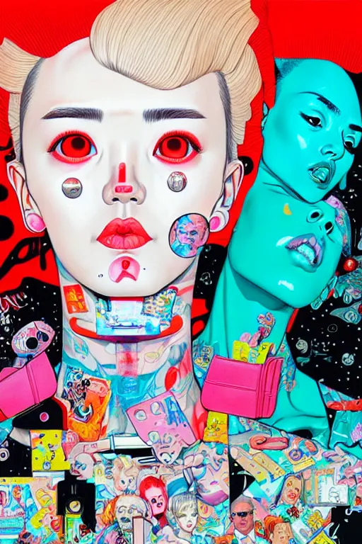 Image similar to max headrom, style of yoshii chie and hikari shimoda and martine johanna, highly detailed