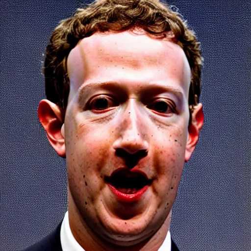 Image similar to lovecraftian mark Zuckerberg