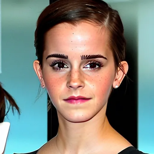 Image similar to emma watson mixed with kim kardashian