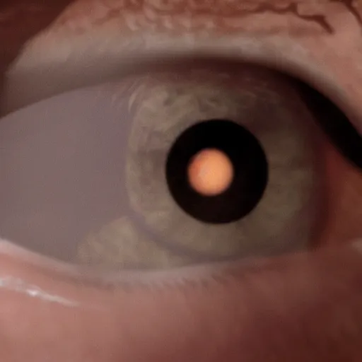 Image similar to the eye of sauron in lord of the rings, except the eye is alex jones, cinematic lighting, realistic