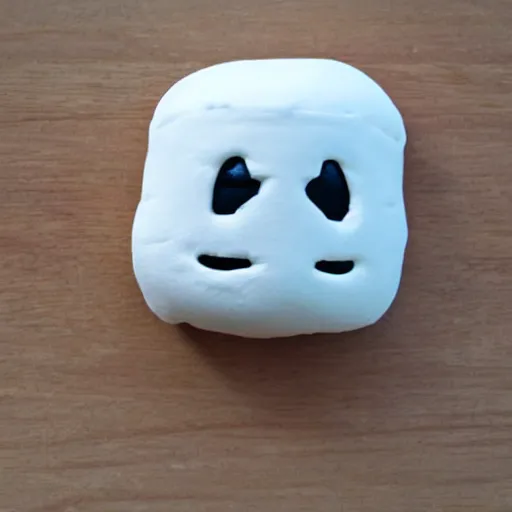 Prompt: clouds in the shape of the stay puft marshmellow man