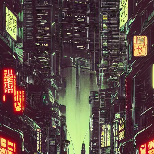 Prompt: high detailed cat in a cyberpunk city at night with a torii in the background by Josan Gonzalez, high quality, 4K, UHD, trending on ArtStation, blade runner vibes, ghost in the shell, akira, dorohedoro