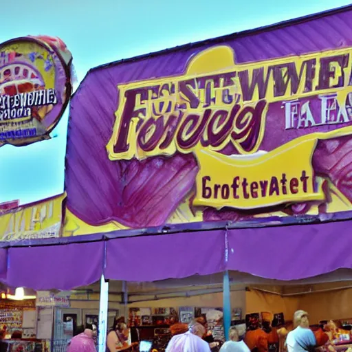 Prompt: ridiculous fattening food from the iowa state fair, closeup, bright lighting, decadent