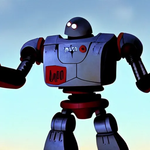 Image similar to Iron giant in a 2022 pixar movie