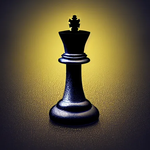 Prompt: vintage instamatic photo of a queen chess piece painted with laser dots, Puddles, Isometric 3D, smooth 3D Illustration, Cinematic Matte Painting, soft render, volumetric lighting ,