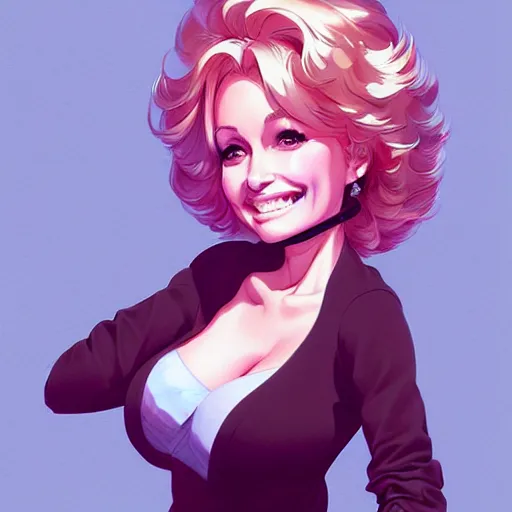 Image similar to dolly parton, portrait shinkai makoto studio ghibli studio key hideaki anno sakimichan stanley artgerm lau rossdraws james jean marc simonetti elegant highly detailed digital painting artstation pixiv