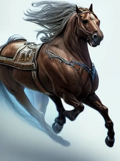 Image similar to handsome man. hi - yo silver! prancing horse intricate, elegant, highly detailed, digital painting, artstation, concept art, sharp focus, illustration, by justin gerard and artgerm, 8 k