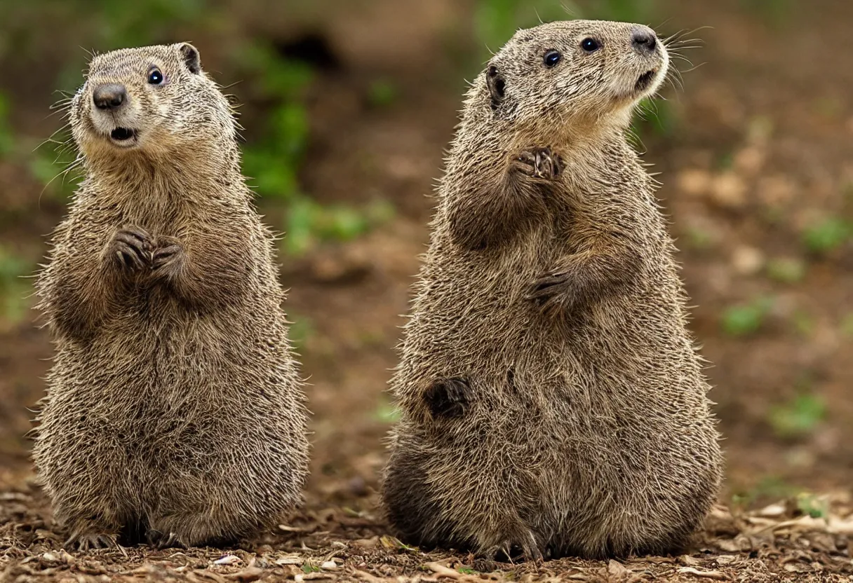 Image similar to groundhog dancing National Geographic photography cute