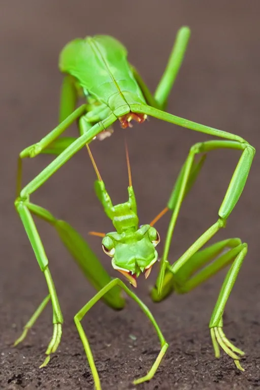 Image similar to praying mantis