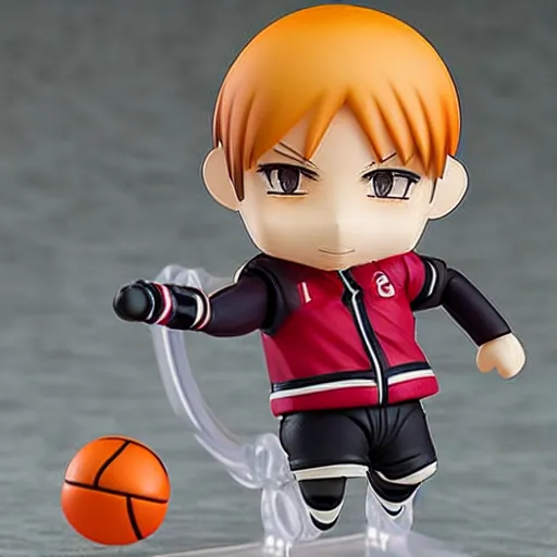 Prompt: tanaka from haikyu as an anime nendoroid of, detailed product photo