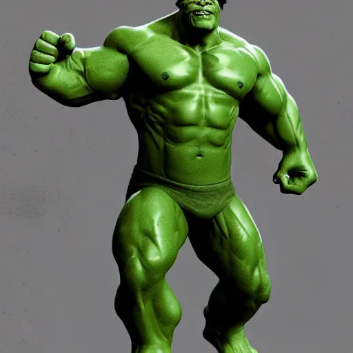 Image similar to mark rufalo as hulk, render, octane render,