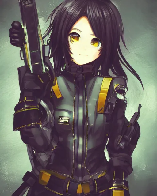 Image similar to portrait of anime girl in mechanic armor in night tokyo by makoto sinkai, perfect face, fine details