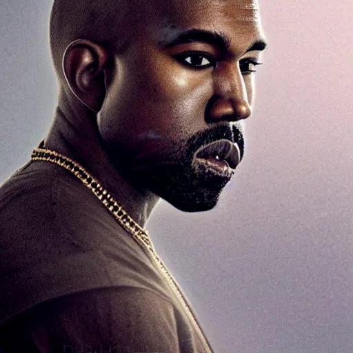 Prompt: Portrait of Kanye West as Homelander, amazing splashscreen artwork, splash art, head slightly tilted, natural light, elegant, intricate, fantasy, atmospheric lighting, cinematic, matte painting, by Greg rutkowski