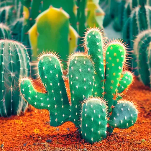 Prompt: cactus that is orange, photorealistic, 8k