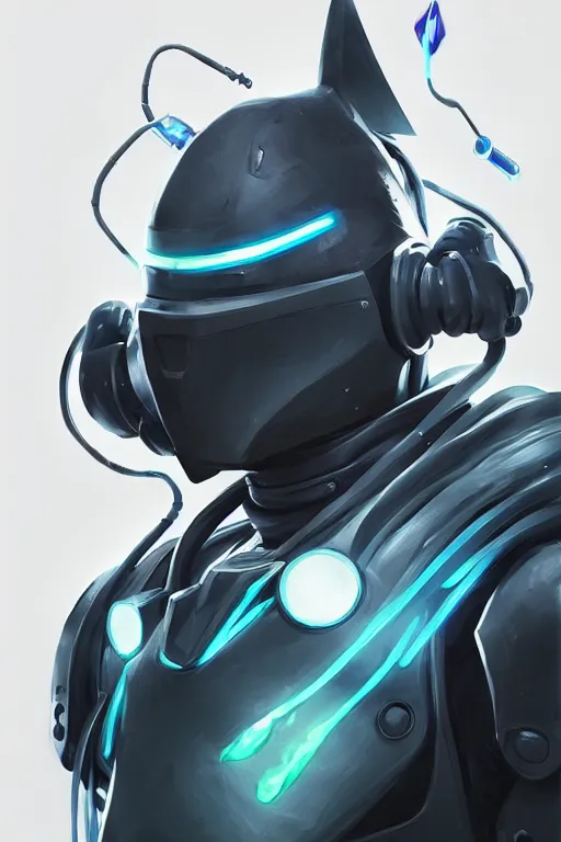 Image similar to epic mask helmet robot ninja portrait stylized as fornite style game design fanart by concept artist gervasio canda, behance hd by jesper ejsing, by rhads, makoto shinkai and lois van baarle, ilya kuvshinov, rossdraws global illumination radiating a glowing aura global illumination ray tracing hdr render in unreal engine 5