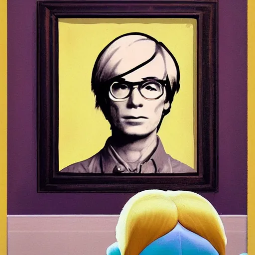 Prompt: painting of andy warhol in animal crossing. art by william adolphe bouguereau. during golden hour. extremely detailed. beautiful. 4 k. award - winning.