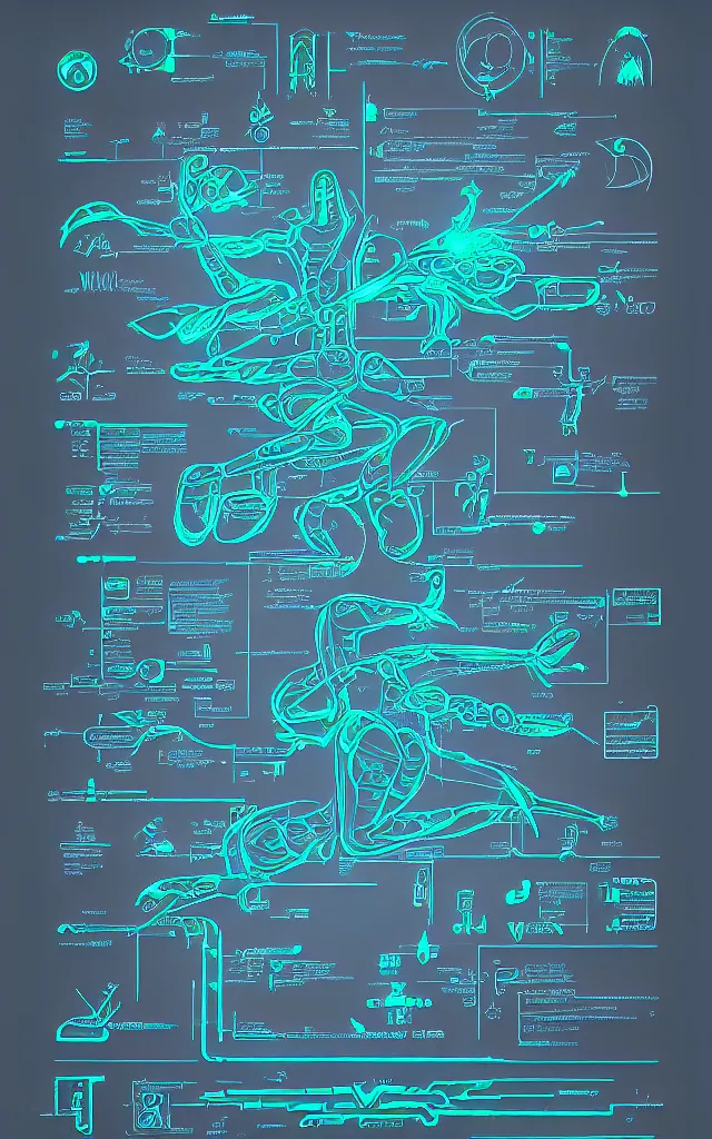 Image similar to alien glyphs hierarchical outline diagram with translucent overlay panel showing well designed futuristic software user interface for movie, great composition and information design, concept art, cinematic, trending on artstation, 4 k