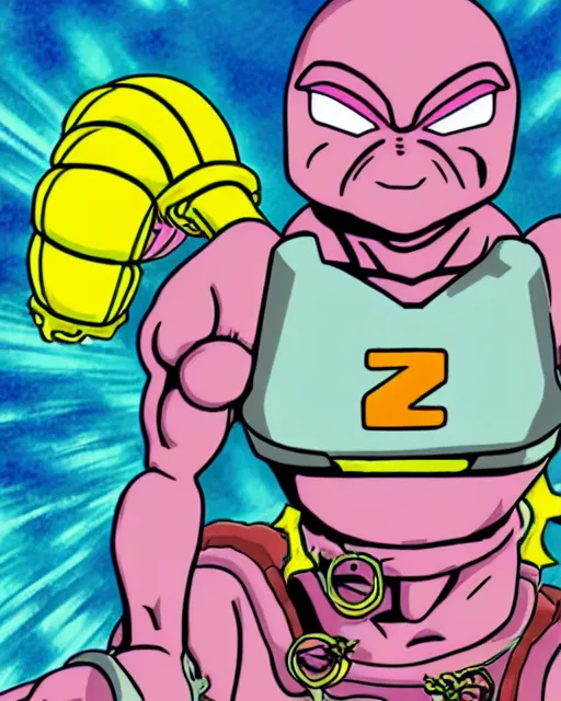 tmnt ) krang as a character from dragonball z, Stable Diffusion