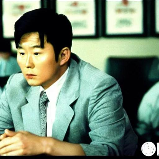 Image similar to movie still of son heung-min as kgb in rounders (1998),