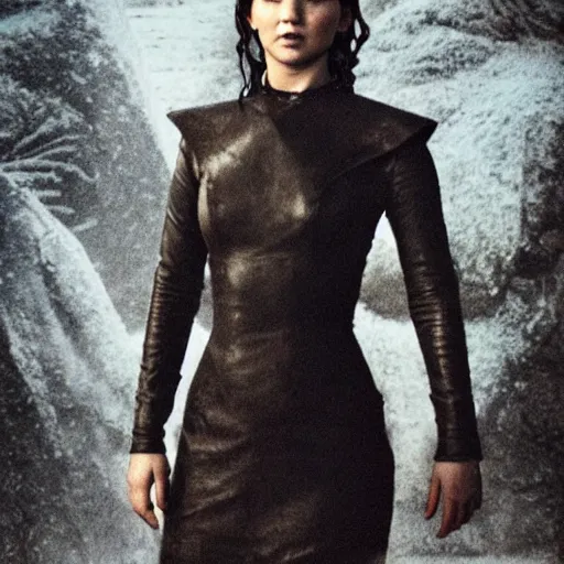 Image similar to polaroid shot of jennifer lawrence in game of thrones audition