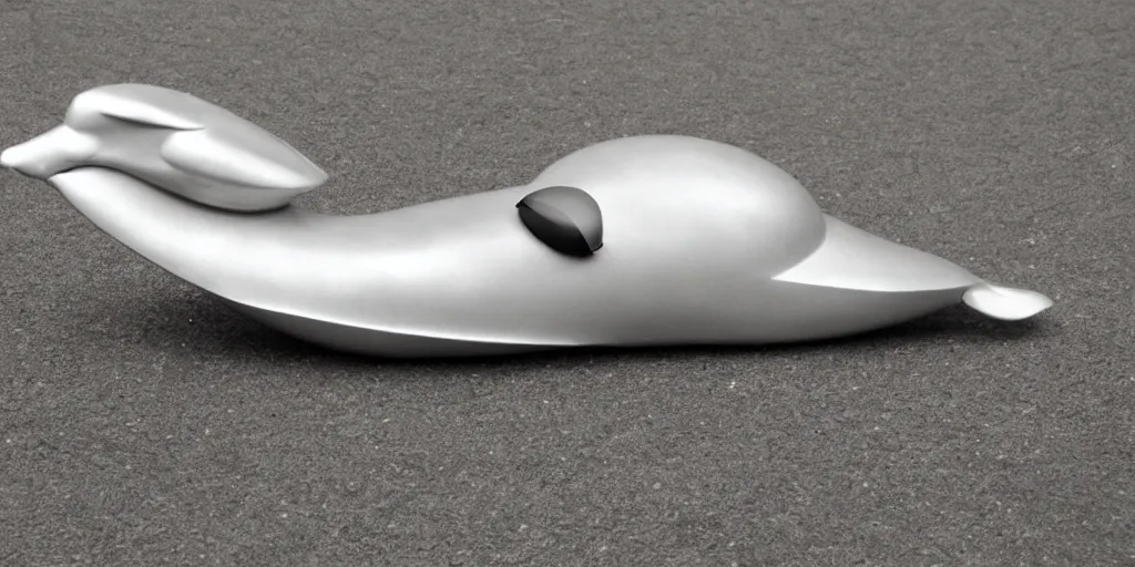 Image similar to Duck shaped spaceship, elegant, smooth shapes