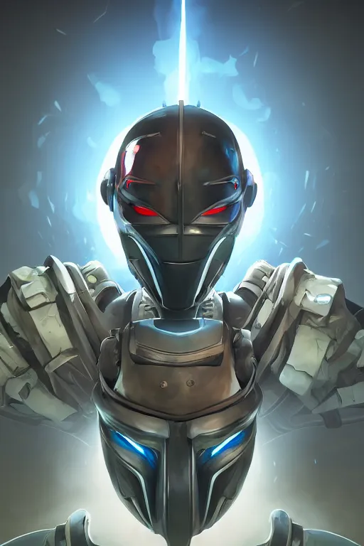 Image similar to epic mask helmet robot ninja portrait stylized as fornite style game design fanart by concept artist gervasio canda, behance hd by jesper ejsing, by rhads, makoto shinkai and lois van baarle, ilya kuvshinov, rossdraws global illumination radiating a glowing aura global illumination ray tracing hdr render in unreal engine 5