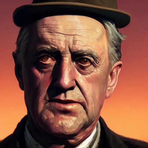 Prompt: highly detailed portrait, fdr, in gta v, stephen bliss, unreal engine, fantasy art by greg rutkowski, loish, rhads, ferdinand knab, makoto shinkai and lois van baarle, ilya kuvshinov, rossdraws, tom bagshaw, global illumination, radiant light, detailed and intricate environment