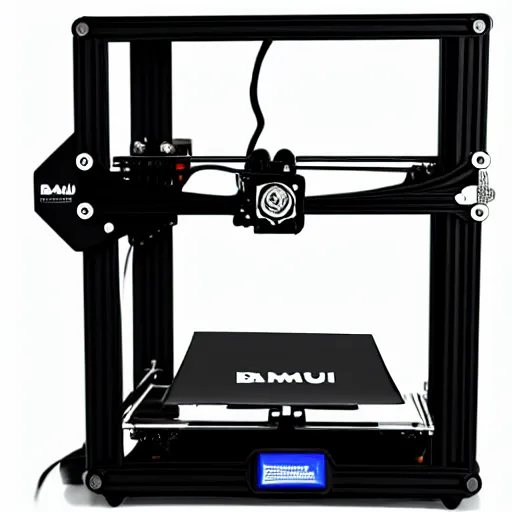 Image similar to Bambu 3D printer, highly detailed, intricate, mid shot