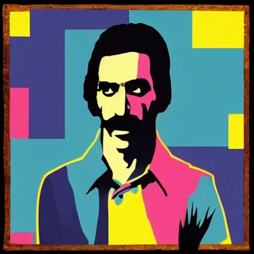 Image similar to minimalism frank zappa