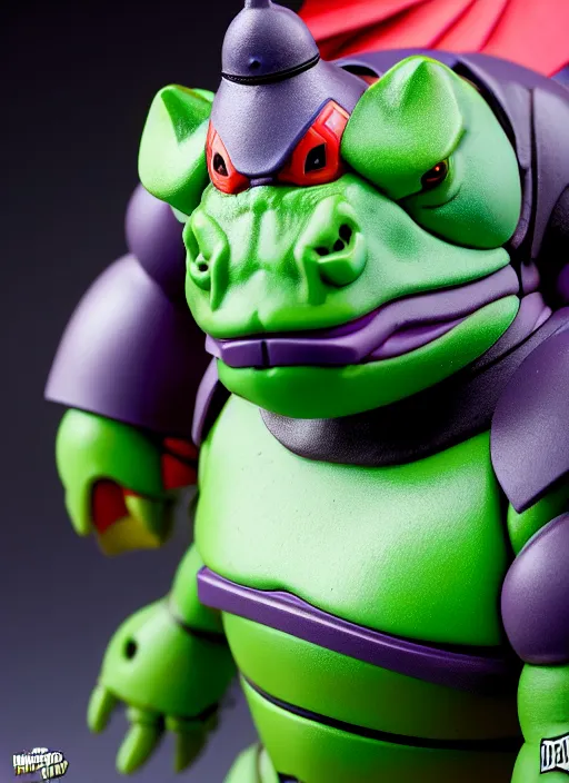 Image similar to Anthropmorphic hippo knight action figure from Transformers: Kingdom, TMNT, symmetrical details, by Hasbro, Playmates Toys, Don Bluth, tfwiki.net photography, product photography, official media