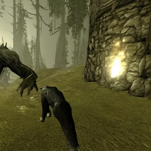 Image similar to Skyrim VR werewolf mod