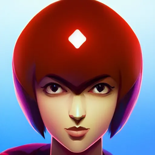 Image similar to face icon stylized minimalist atari, loftis, cory behance hd by jesper ejsing, by rhads, makoto shinkai and lois van baarle, ilya kuvshinov, rossdraws global illumination