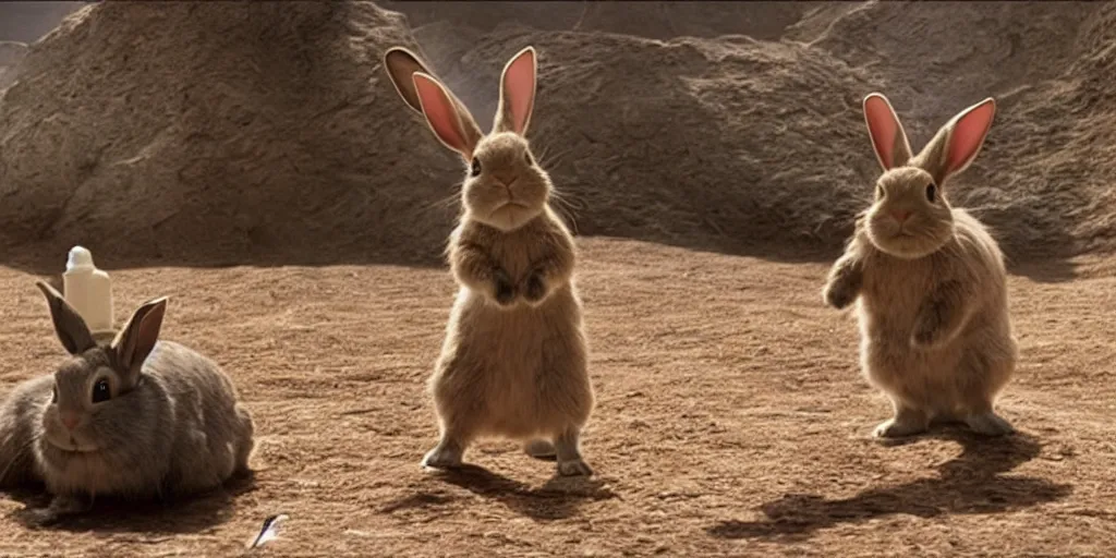 Image similar to a rabbit in the movie star wars screenshot