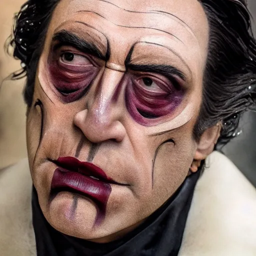 Prompt: Javier Bardem in full makeup and prosthetics for new Star Wars villain Jowdy Hooba, film still, detailed, 4k