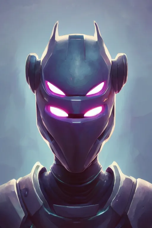 Image similar to epic mask helmet robot ninja portrait stylized as fornite style game design fanart by concept artist gervasio canda, behance hd by jesper ejsing, by rhads, makoto shinkai and lois van baarle, ilya kuvshinov, rossdraws global illumination radiating a glowing aura global illumination ray tracing hdr render in unreal engine 5