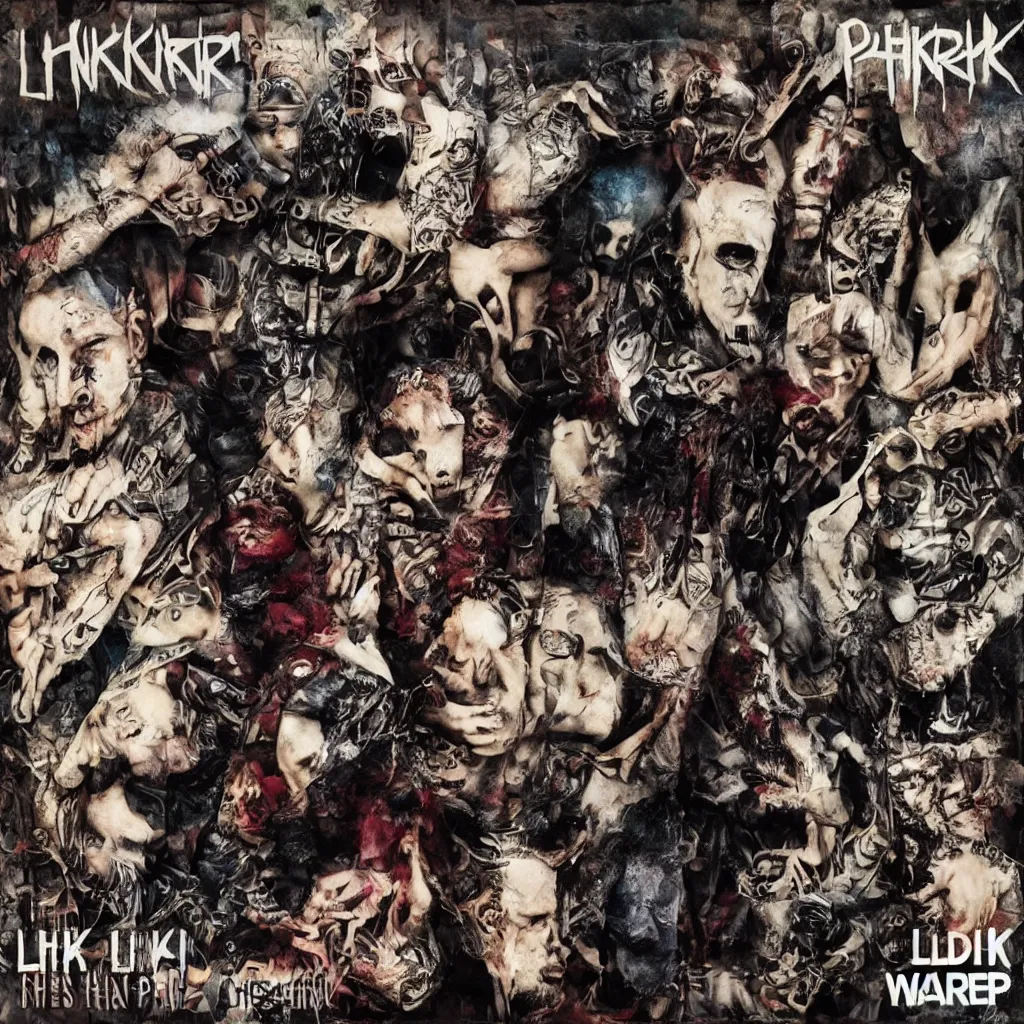 Prompt: linkin park band cover of album