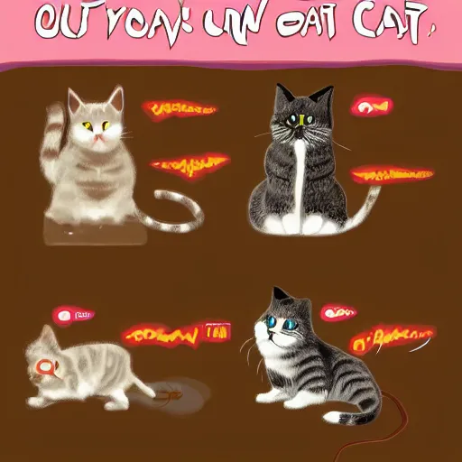 Prompt: choose your own cat adventure