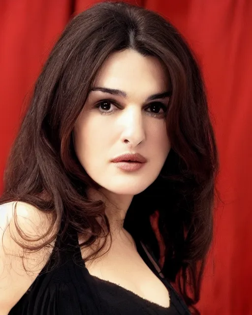 Prompt: mix monica bellucci and rachel weisz