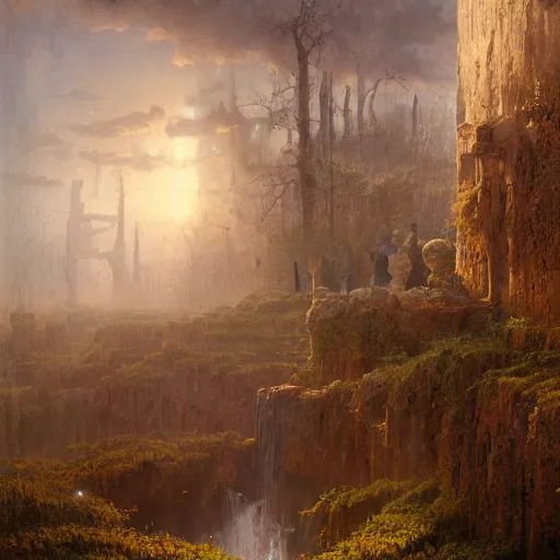 Prompt: UHD abstract painting of Industrialized Political Persecution, by Antonio Caparo and Ferdinand Knab and Greg Rutkowski, Todd McFarlane, Albert Bierstadt, tonalism, concept art, tonalism illustration, detailed, UHD, photorealistic, correct face, trending on artstation