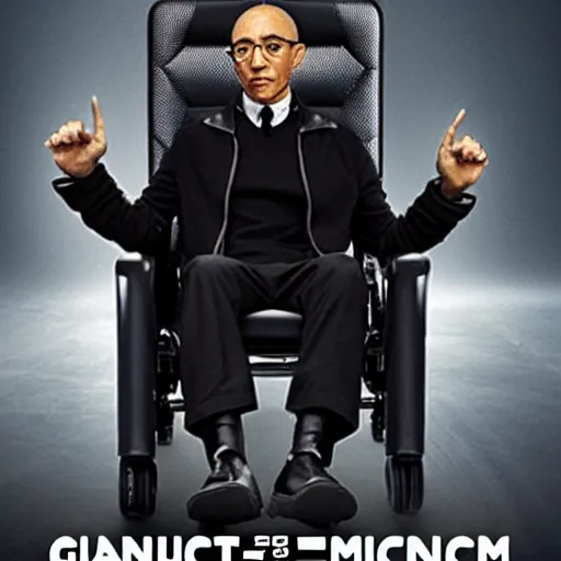 Image similar to Giancarlo Esposito as Professor X. Movie poster