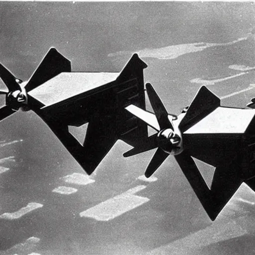 Image similar to an old ww2 photograph of star wars TIE fighters, AT-AT, WW2 planes fighting