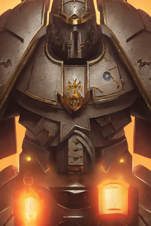 Image similar to armor portrait heros warhammer 4 0 k horus heresy fanart - the primarchs emperor by johannes helgeson animated with vfx concept artist & illustrator global illumination ray tracing hdr fanart arstation zbrush central hardmesh 8 k octane renderer comics stylized