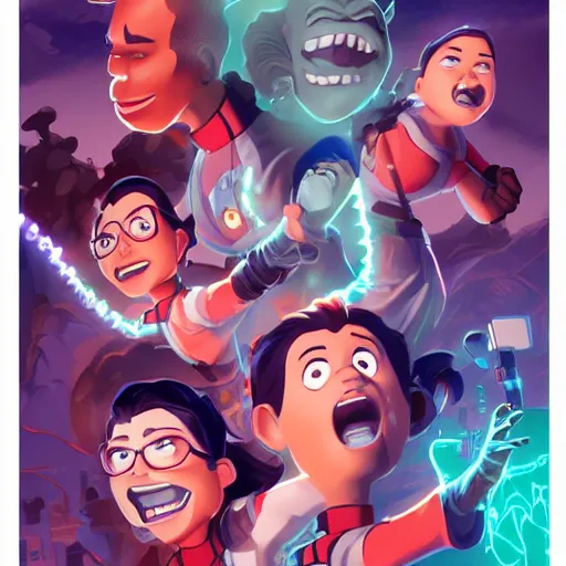 Image similar to face icon stylized minimalist ghostbusters, loftis, cory behance hd by jesper ejsing, by rhads, makoto shinkai and lois van baarle, ilya kuvshinov, rossdraws global illumination