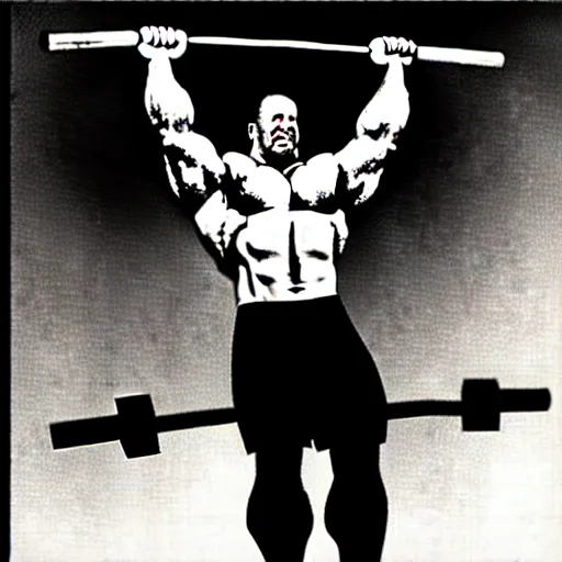 Image similar to strongman lifting 5 0 0 tons