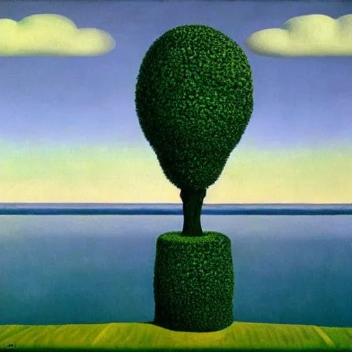 Image similar to fantasy nature by rene magritte